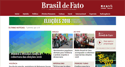 Desktop Screenshot of brasildefato.com.br